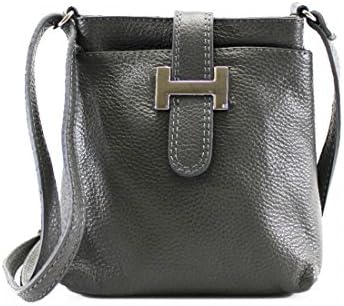 NEW Womens Genuine Italian Leather Mini Cross body Messenger Bag/Shoulder Bag