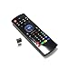 MXIII Double Sided Fly Mouse Remote Control 2.4ghz Mini Wireless Fly Mouse+Qwert Keyboard with Voice Switch and Infrared for Kodi TV Box IPTV HTPC Mini PC Windows Mac OS Lilux