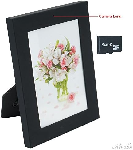 Romhn 8GB Photo Frame Hidden Camera Indoor Home Bedroom Spy Cameras Motion Detection Safe Home Guard DV Camcorder with Video Audio Recording