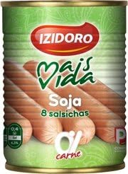 Delicious Portuguese Soy Sausages 4x8un - Izidoro (4x180g)