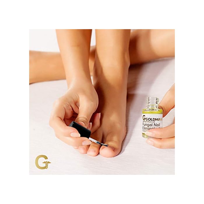 GOLDMANS Hemp Toenail Fungus Treatment w/Omega 3, 6 & 7 - Real Medicine, Antifungal Nail Polish Style Ointment (Clear…