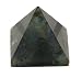 Labradorite Pyramid Carved Genuine Natural 1 1/2 Inch