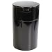 Tightvac - 1 oz to 6 ounce Airtight Multi-Use Vacuum Seal Portable Storage Container for Dry Goods, Food, and Herbs - Black Pearl Cap & Body