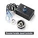 Hongso GFK-160 Replacement Stove Fireplace Blower Fan KIT with Ball Bearings Motor for Heat N Glow GFK-160A; Regency Wood Stove Insert 846515, Royal, Rotom # R7-RB168