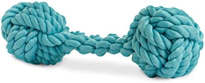 Rocco & Roxie Supply Co. Rope Dog Toys - Bone Shaped Cotton Tug of War Toys - Clean Teeth As Dogs Chew - Small, Medium, and Large Breeds - Puppy Teething Chew Toys - Indoor and Outdoor Use