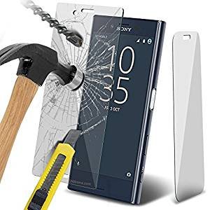 Sony Xperia L2 Tempered Glass Screen Protector Easy Bubble-Free Installation HD Ultra Clear shatterproof with 9H Hardness and Anti Fingerprint Oleo-phobic Coating (Sony Xperia L2, Screen Protector)
