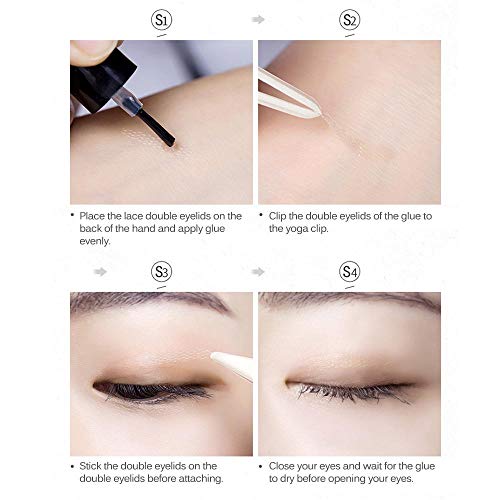 image for LAYOPO Invisible Double Eyelid Tape Sticker, Medical Fiber, Seamless B