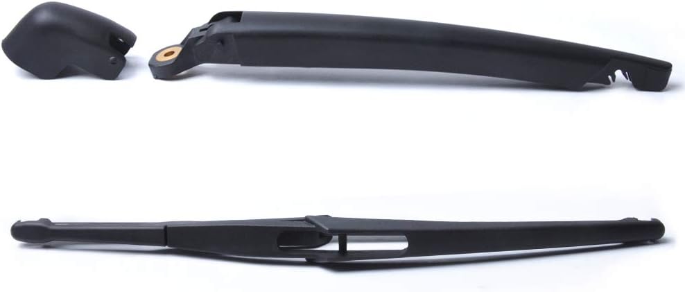 MIKKUPPA Rear Wiper Arm Blade, Replacement For Fiat 500 2007-2018 Hatchback, Back Windscreen Wiper Assembly Replacement