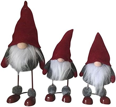 Peitero Handmade Swedish Tomte Santa Nisse Gnome Plush Home Household Ornaments, Christmas Decoration