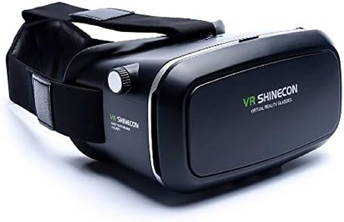 3D BOX VR Glasses Virtual Reality Headset Helmet 3D Dynamic Glasses for 3.5 to 6 inch Smartphone black-Megach