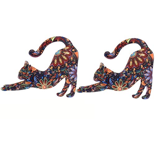 Xeminor Premium Graceful Lovely Unisex Cat Brooch Lapel Pin Enamel Badges Accessory