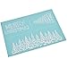 YeulionCraft Self-Adhesive Silk Screen Printing Stencil Christmas Theme Mesh Transfers for DIY T-Shirt Pillow Fabric Painting Decoration, Style-09