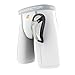 Shock Doctor Compression Shorts with Cup Pocket. Athletic Supporter Underwear with Pocket (Cup NOT Included) Youth & Adult White