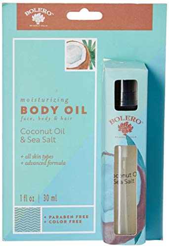 Bolero Body Oil For Face Body & Hair, Coconut Oil & Sea Salt - Thumbnail 2
