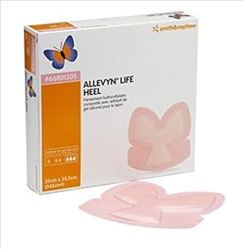 Amazon.com: Smith & Nephew 66801304 ALLEVYN Life Heel Dressing (Pack of ...