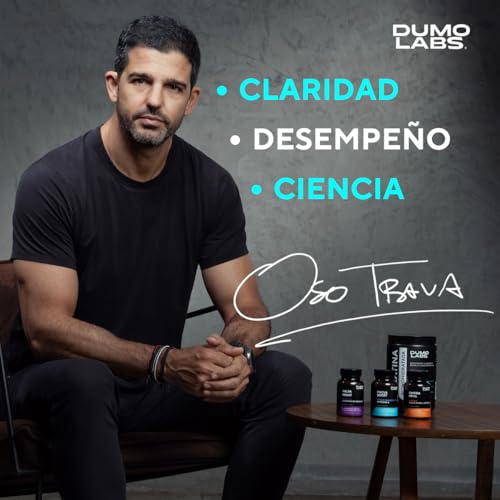 Dumo Focus Boost | Nootrópico Natural con Melena de León, Bacopa, Luteína, L-Tirosina, Pimienta Negra, Huperzina A, Fosfatidilserina | Apoyo a la Memoria, Concentración y Claridad | 60 Cápsulas Veganas sin Gluten | Formula Premium para 1 mes de Consumo.