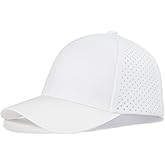 VOBOOM Men Quick Dry Baseball Cap Laser Cut Mesh Ball Curved Brim Snapback Hat