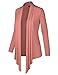 Because I Love You Women Long Sleeve Open Front Lightweight Drape Cardigan