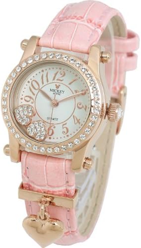 Disney Women’s Watch, Disney, Swarovski, Mickey Mouse, Popular and Cheap, Belt Type:, pink/pink gold