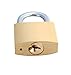 SEPOX® 3Pcs Pack Heavy-Duty Solid Brass Padlocks with Same Keys 4Pcs, Weather Proof Body 40mm 1-9/16
