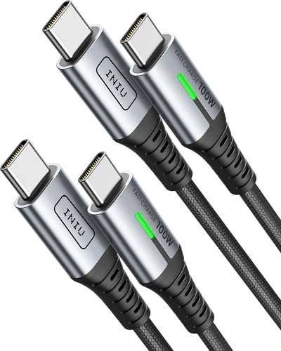 INIU Cable USB C a USB C, 100W [2Pack-2m] Cable USB C Carga... en promo sur Amazon