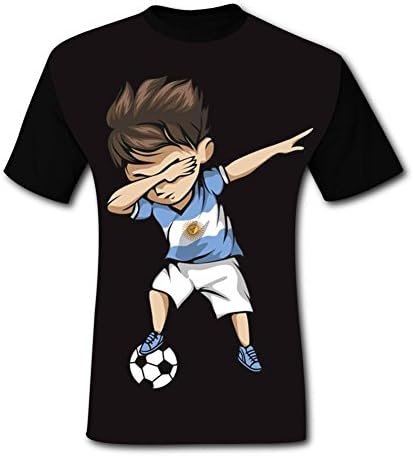 Dabbing Argentina Men's New Fashion Adults T-Shirt Tee Shirt Tops for Men Women S