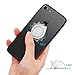 Uspeedy Finger Ring Spinner, Phone Finger Grip Ring Stand with 360 Degree Rotation No Loose Smartphones Metal Holder for Mobile Cell Phone (1 8 Gray)