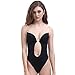 Ssilicone secret Women's Full Body Shaper Thong Convertible Seamless U Plunge Conjoined Bra