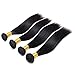 CCOLLEGE 8A Brazilian Virgin Human Hair 4 Bundles Straight Wave Weft 100% Real Human Hair Extensions Natural Color (12 14 16 18)