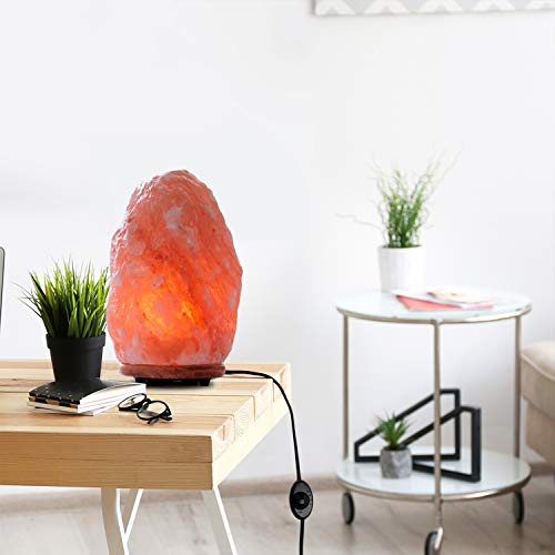 Himalayan Glow 1004 Hand Carved Natural Himalayan Salt lamp, 15-20 lbs