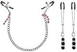 Clamps Chains by BeSTreaM Nipple Clips Jewelry Adjustable Massage Set