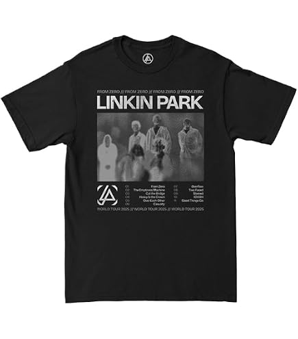 Linkin Park from Zero Globe Long Sleeve Tee, Black, Small | Amazon.com