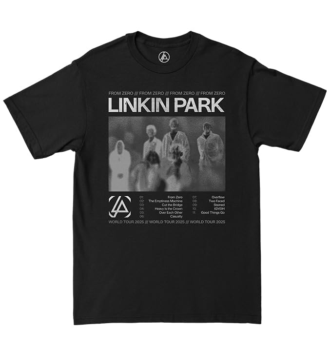 Photo 1 of Linkin Park From Zero Official Merch Song List Tour T-Shirt size M