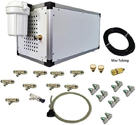 mistcooling High Pressure Misting System 1500 PSI - Flexible (180 Feet - 80 Nozzles (Requires Larger Pump))