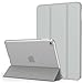 MoKo iPad Mini 4 Case - Slim Lightweight Shell Stand Cover with Translucent Frosted Back Protector for Apple iPad Mini 4 7.9 inch 2015 Release Tablet, SILVER (with Auto Wake / Sleep)