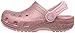 Crocs Unisex-Child Classic Glitter Clogs | Sparkly Shoes for Kids, Blossom, 4 Toddler