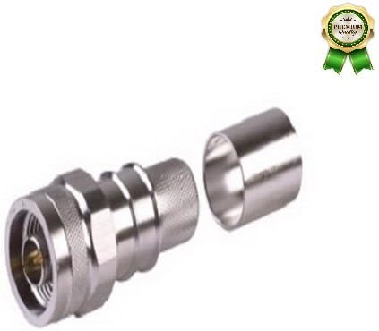 Asterwall - 1 Pack X Times Microwave N Male Crimp Connector - LMR-600 - EZ-600-NMH-X - Premium Quality