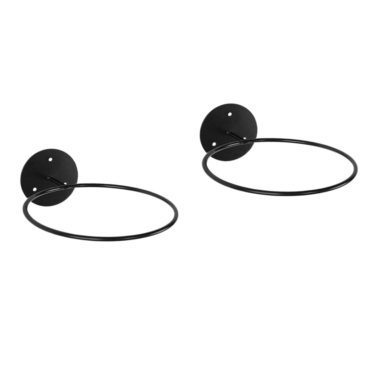 CLISPEED Football Stand, 2pcs Football Bedroom Accessories Display Stand Wall Mounted Holder Storage Rack For Soccer Basketball Rugby Balls Kit Displaying