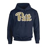 Pitt Panthers Hooded Sweatshirt Navy