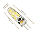 Reelco 6-Pack Dimmable LED G4 Mini Bi-pin Base Light Bulb AC/DC 12V 3Watts Warm White 2700K-3000K 20W G4 Halogen Bulb Replacement