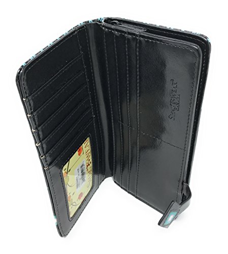 Shagwear Mermaid Garden Wallet Black