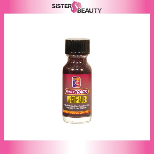Salon Pro 30 Sec. Easy Track Weft Sealer 0.5 Fl Oz. Black