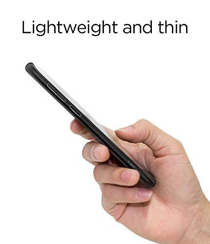 Spigen® [Liquid Crystal Funda Galaxy S9 Plus con Protección TPU Flexible y Ligero - Negro Mate - Imagen 4