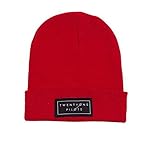 21 Twenty One Pilots Beanie Hat Classic Band Logo Clique Official Red Cap