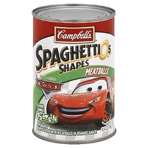 Campbell's spaghetti o's canned pasta - cars (051000154453)