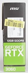 MSI Gaming GeForce RTX 3060 12GB 15 Gbps GDRR6