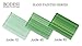 Classic Hand Painted Series - Gainsboro - Greens and Teals, Hand Painted Glass for Tile Kitchens and Bathrooms Master Sample Pack