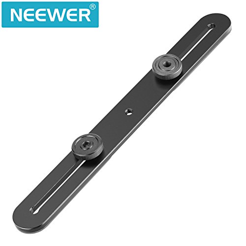Neewer 10089999 Dual Flash Bracket Stativ Montage für 1/4 Zoll Schraube Kamera Studio Video Light Stand externer Blitz… – Bild 3
