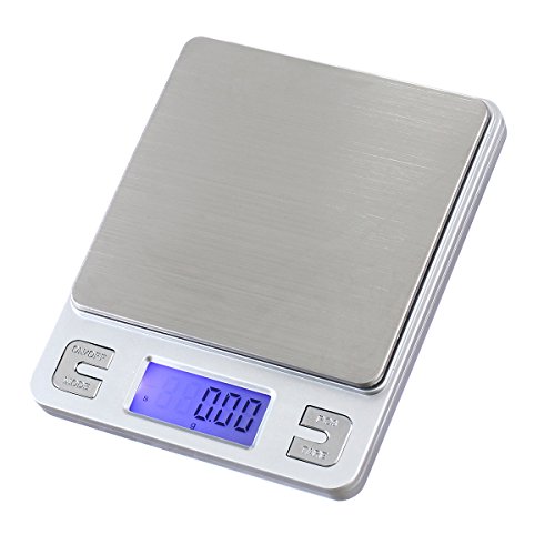 TBBSC B014ZVCELM Digital Weigh Scale High Precision Jewelry Pocket Food Kitchen Scale-500gx0.01g