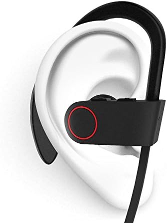 Bluetooth Headphones,Shelon Wireless In Ear Sport Earphones with Soft Hook to Anti Dropping,w/Mic IPX7 Water and Sweat Proof, HD Stereo Headsets (black)